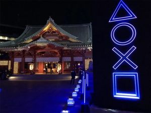 索尼「PlayStation®5游戏机发布会」投影映射活动 in 日本东京