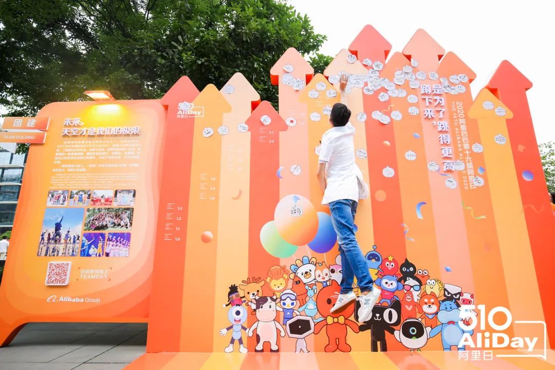 现场图合集:阿里巴巴「《第十六届阿里日》合影互动场景」案例赏析